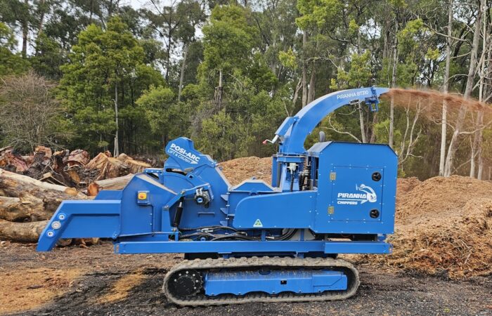 The BT310 is the chipper that offers 500mm of ground clearance. Image: Piranha Chippers