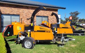 Light to tow, big performance, and easy to pushabout, yet offering a chipping speed to rival much bigger machines. Images: Monitor Industries