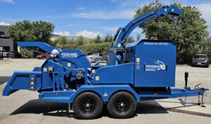 Piranha Chippers are 100 per centdesigned and manufactured in Bayswater North, Victoria, from Australian-made, high-tensile steel. Images: Piranha Chippers production