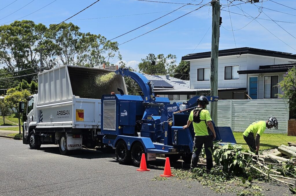 The BT300 is an optioned, handfed, drum-style chipper designed to maximise efficiency and minimise operator effort. Image: Piranha Chippers production