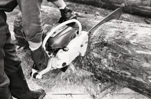 The STIHL brandbecame synonymous with the roar of the two-stroke engine. Image: STIHL