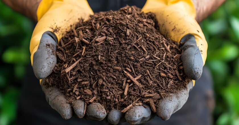 As organic mulch breaks down, it feeds soil microbes and gradually returns nutrients to the soil profile. Image: LittleDreamStocks/stock.adobe.com
