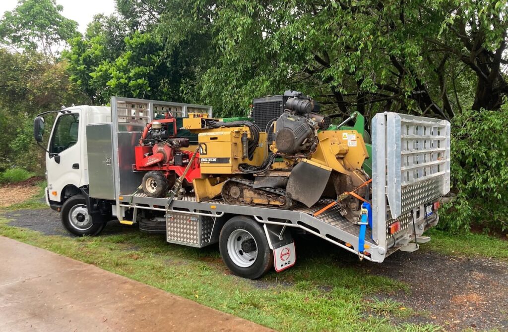 The Rayco RG37 Trac has proven to be a versatile, compact stump grinder, ideal for both small residential jobs and more extensive commercial work. Image: Stump n Grind