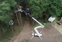 The Monitor 2714 is a spider lift with double knuckle tech and an adjustable fly-jib. Images: Monitor Industries