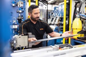 STIHL produces everycomponent of its chainsaws in its dedicated facilities in Wil and Bronschhofen, Switzerland, maximising cutting performance. Image: STIHL