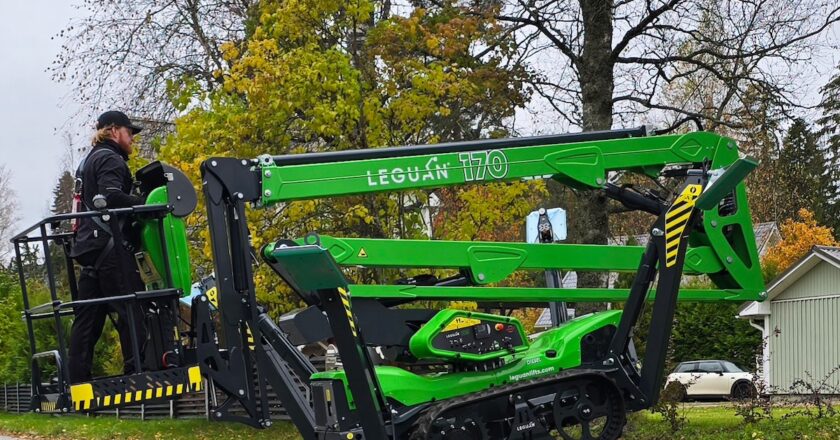 Leguan Lifts has launched the Leguan 170 spider lift. The new EWP will be available in Australia in the second half of 2026. Image: Leguan Lifts