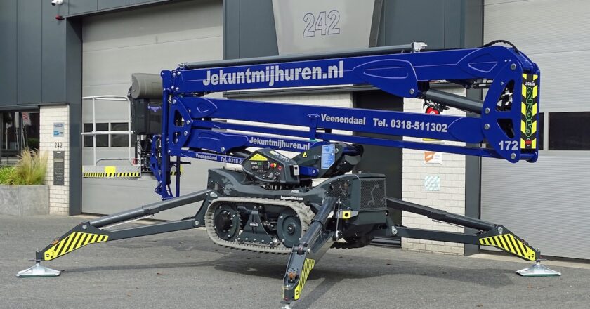 Spider lifts have become an increasingly important segment of a Dutch company's business, and Leguan has emerged as a core partner in that growth. Image: Leguan