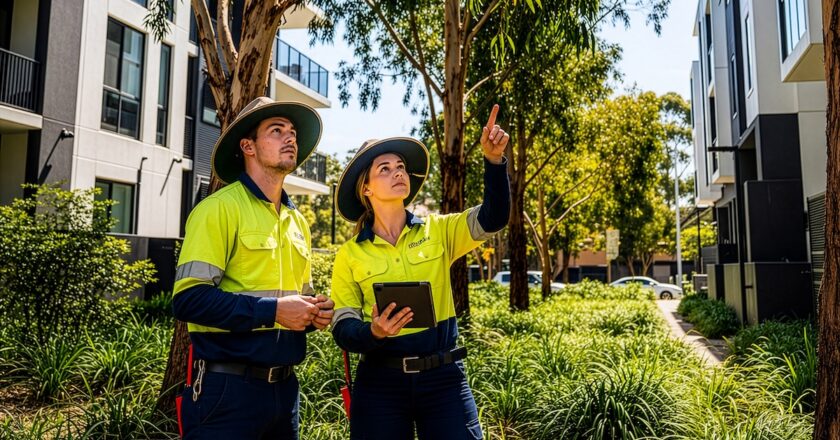 Generate reports using the AANZAA Risk and the TRIMS app. Images: Arboriculture Australia