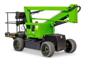 The HR12N (MK3) narrow electric boom lift is the latest generation of Niftylift’s popular compact access platform. Image: Niftylift